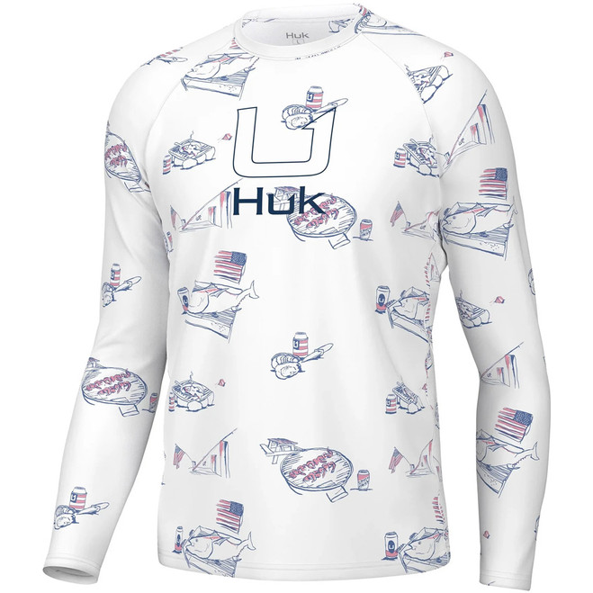 Huk Americookin Pursuit T-Shirt White