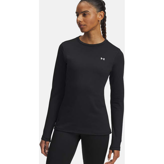 UA Packaged Base 4.0 Crew Womens Medium Black