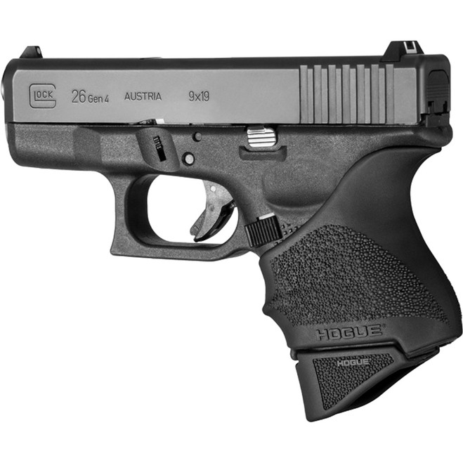 Hogue HandAll Beavertail Grip Sleeve Glock 26/27 Black