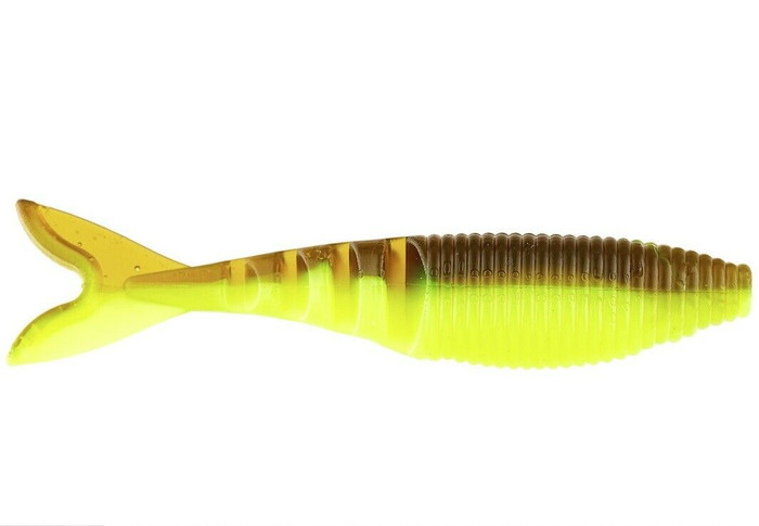 Yamamoto Zako Swimbait 4in Green Pumpkin Lemon Lam 6pk