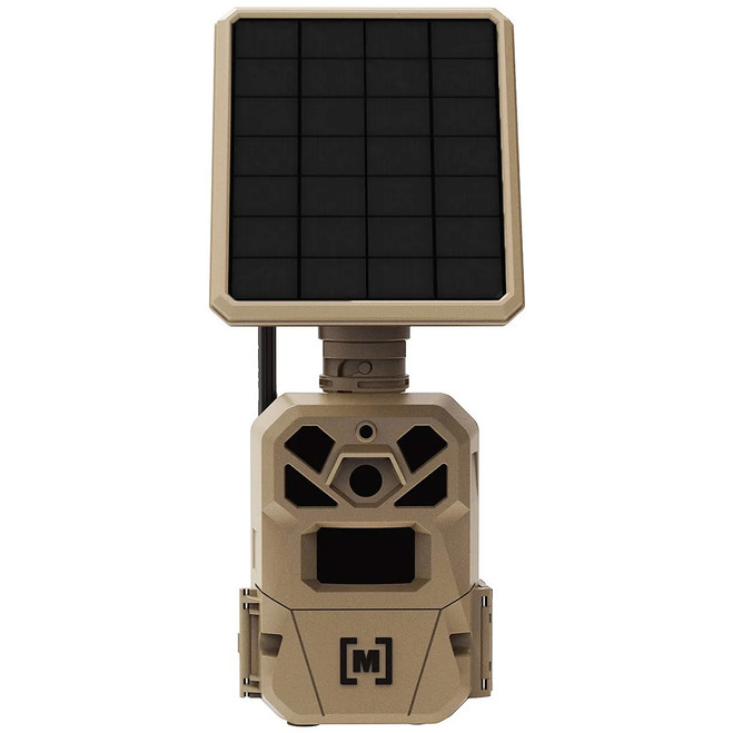 Moultrie Edge Solar Trail Camera 1080P 36MP Rechargable Battery Brown