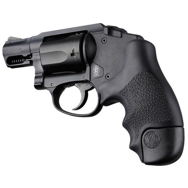 Hogue Overmolded Rubber Tamer Grip S&W J Frame Revolvers Black
