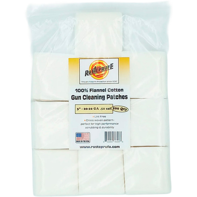 Rusteprufe 3" Flannel Cotton Cross Woven Patches