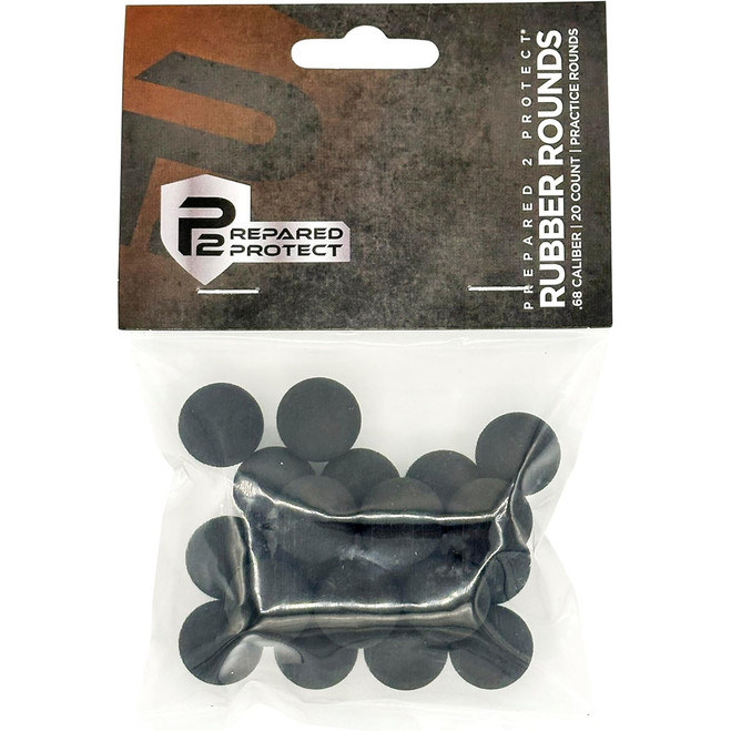 Umarex P2P Rubber Balls .68cal 20ct