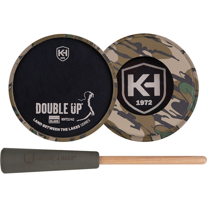 Knight and Hale Double Up Aluminum/Glass Pot Call