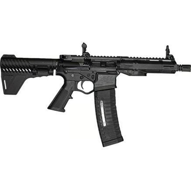 ATI Alpha Maxx 5.56 Pistol 5.56 7.5 in. Black w/ Fin Brace 60 rd.