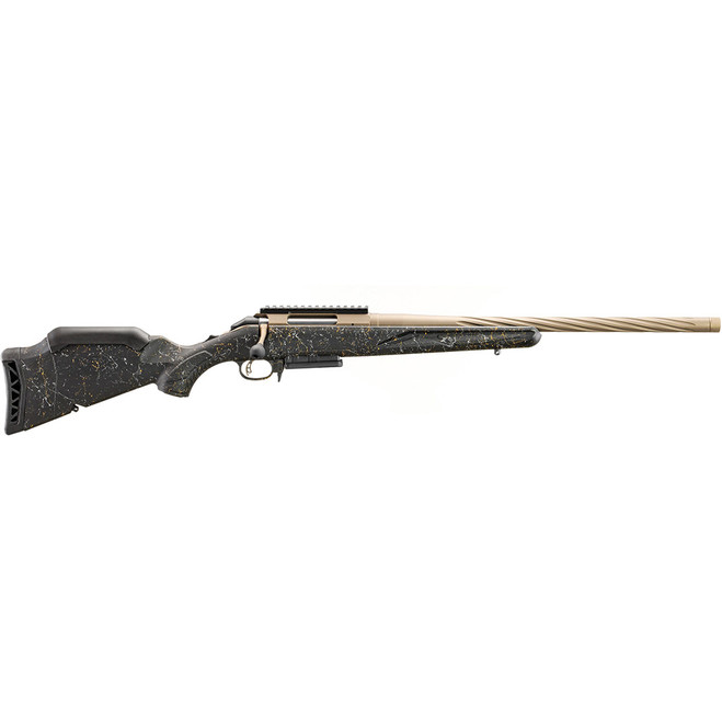 Ruger American Gen II Prairie Rifle 6.5 Creedmoor 20in Barrel 3rd Black Splatter Stock