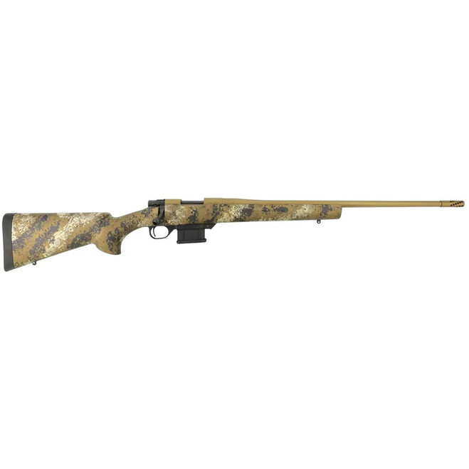 Howa M1500 Fence Line Mini Action Rifle 223 Rem 22 in. Bronze/Scorched Earth Camo HTI