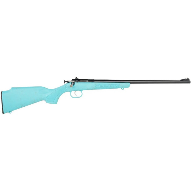 Keystone Crickett Rifle 22 LR 16.1 in. Blued/Blue w/Gold Web