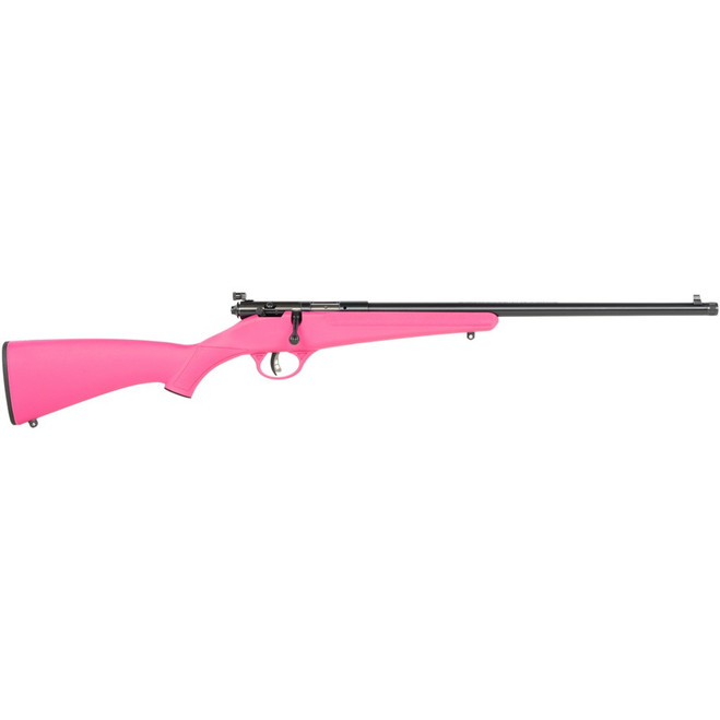 Savage Rascal Rifle 22 LR Pink Synthetic Threaded Barrel 1 rd.