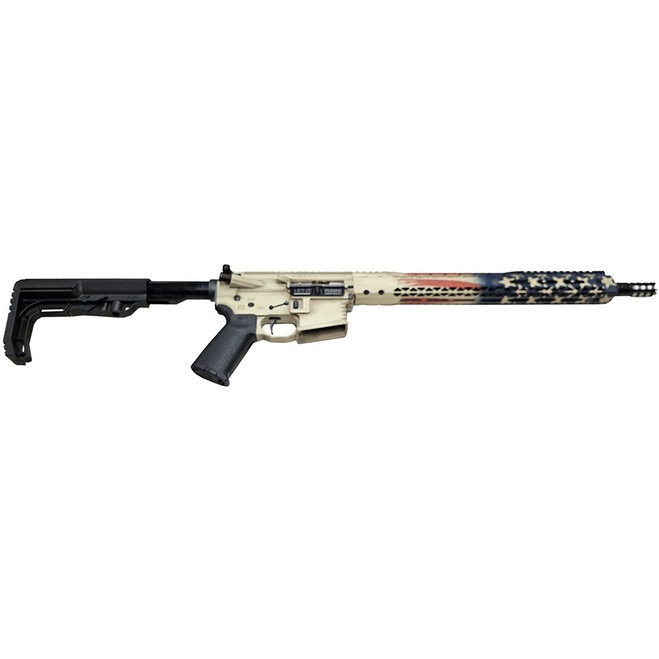 Black Rain Ordinance Fallout15 Rifle 5.56 16 in.  AM flag/sand BW Gadsden