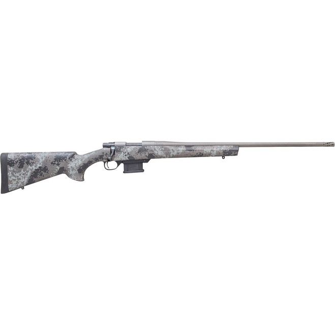 Howa M1500 Fence Line Mini Action Varmint Rifle 6mm ARC 20 in. Tungsten/Grey Light Camo HTI