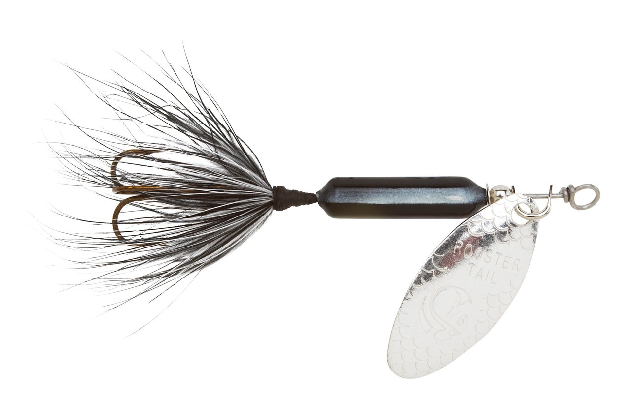 Wordens 202-RBOW Rooster Tail In-Line Spinner 1/32 oz Treble 