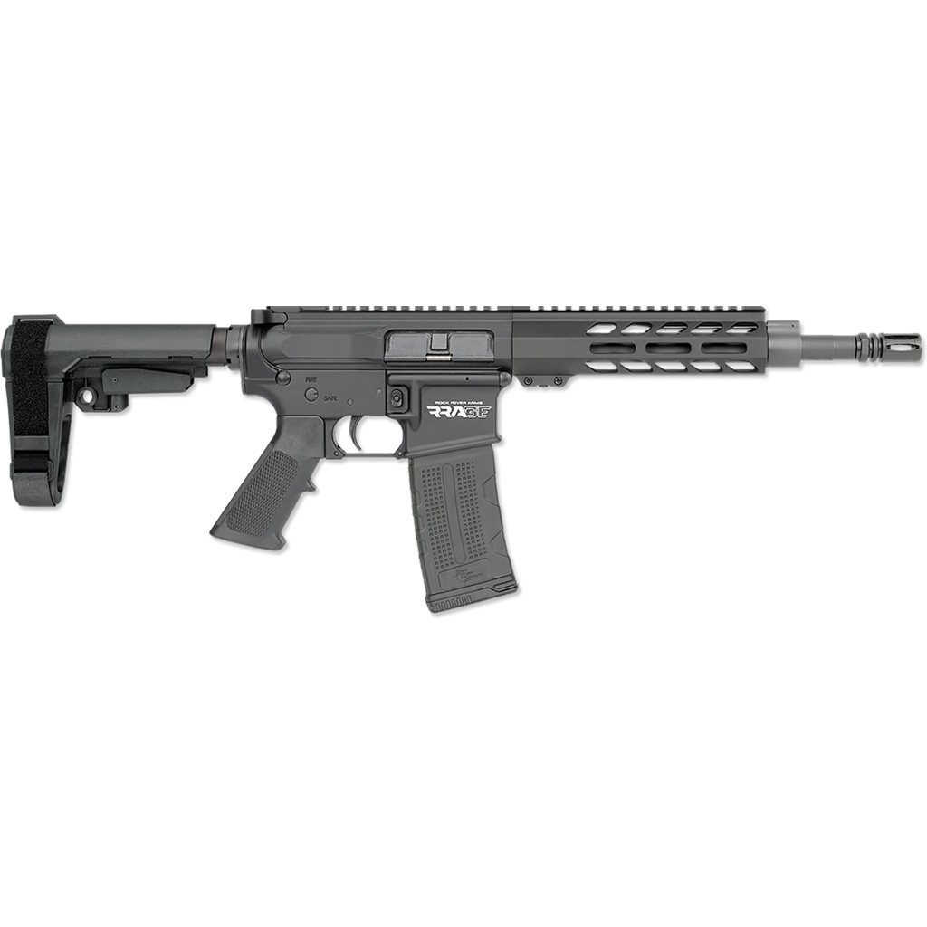 Rock River Arms Lar 15 Rrage Black 556 Nato Semi Automatic Pistol With Sba3 Brace Kinseys 2725