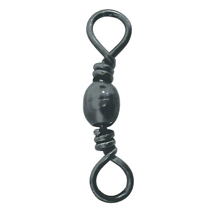 Eagle Claw Brass Barrel Swivel with Safety Snap 12 Pack - Kinsey's Outdoors