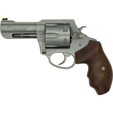 Charter Arms Professional V Revolver 357 Mag. Stainless Wood Grip