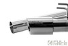 Full-Race Civic Si exhaust polished muffler detail