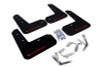 Rally Armor 13+ Subaru BRZ / 13+ Scion FR-S UR Black Mud Flap w/ Red Logo