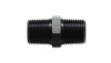 Vibrant 1/8in NPT x 1/8in NPT Straight Union Pipe Adapter Fitting - Aluminum