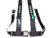 Takata DRIFT III Snap / Bolt - 4 Point 3" Racing Seat Belt Harness (Green or Black)