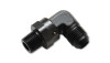 Vibrant -4AN to 1/4in NPT Male Swivel 90 Degree Adapter Fitting