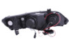 2006-2011 Honda Civic Projector Headlights w/ Halo Black (CCFL)