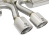 aFe Takeda Cat-Back Exhaust System w/ Polished Tips 2017 Honda Civic Si Coupe I4 1.5T 3in 304 SS