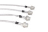 Goodridge 12-13 Honda Civic (Si Models) / 13 Acura ILX 2.4L Lrg Disc SS Brake Lines