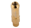 NRG 700 Series M12 X 1.25 Steel Lug Nut w/Dust Cap Cover Set 21 Pc w/Locks & Socket - Chrome Gold
