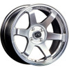 JNC014 wheel in Hyper Silver with machined lip