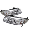 Spyder Honda Civic 06-08 2Dr Projector Headlights LED Halo Chrome High H1 Low H1 PRO-YD-HC06-2D-HL-C