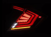 AlphaRex 16-21 Honda Civic Hatchback/ Type-R FK8 Nova-Series LED Tail Lights (Pair) - Alpha Black