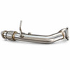 Alternate complete view of HARDmotion Hyper-Flow downpipe construction