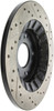 StopTech 00-09 S2000 Slotted & Drilled Right Rear Rotor