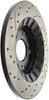 StopTech 00-09 S2000 Slotted & Drilled Left Rear Rotor