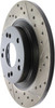 StopTech 00-09 S2000 Slotted & Drilled Left Rear Rotor