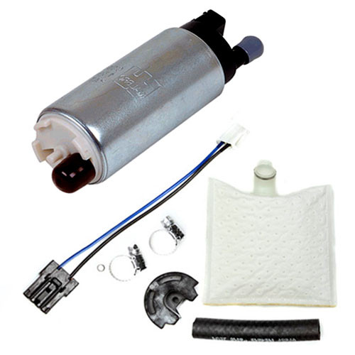 Walbro 255LPH High Performance Universal Fuel Pump & Install kit