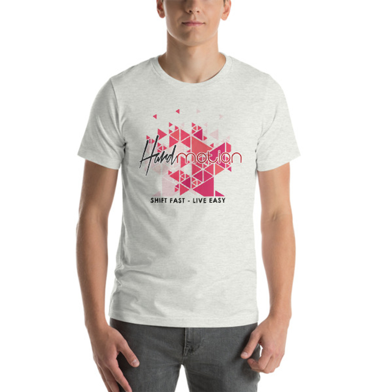 ★2023SS新作★DOMINANT★RED OVERFIT PRINTING T-SHIRT HARDmotion Geometric Cherry Blossom Comfort T-Shirt