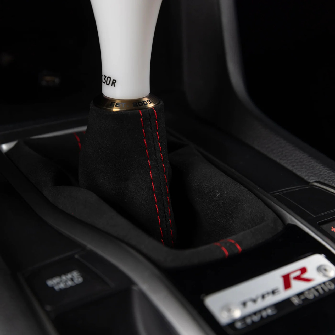 Hybrid Racing 16-21 Honda Civic Alcantara Shift Boot 10th Civic