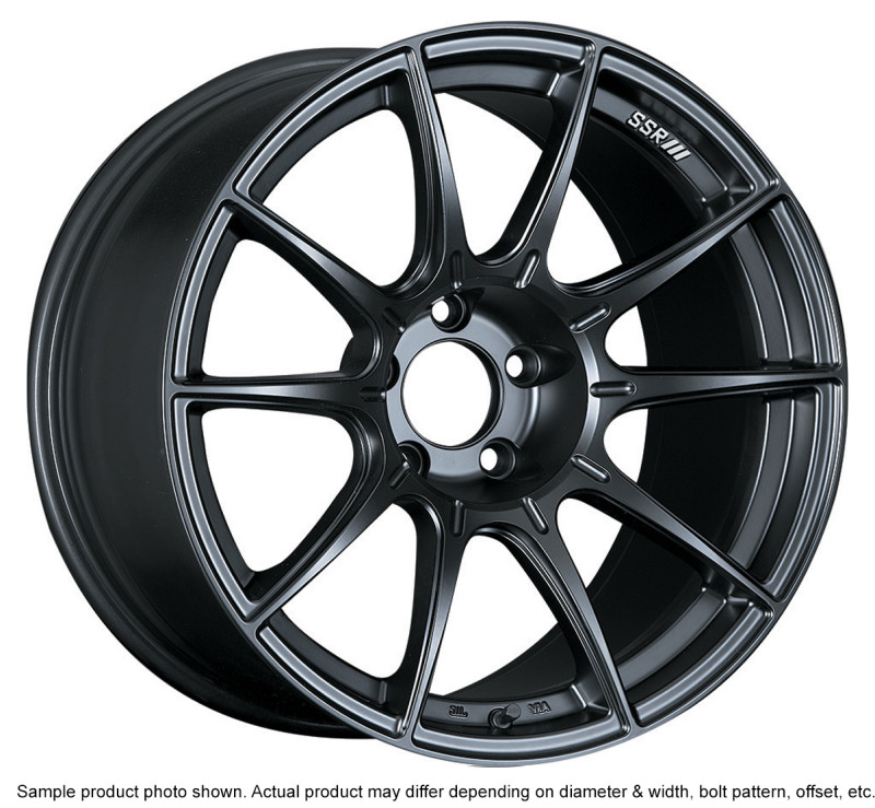 SSR GTX01 18x10.5 5x114.3 22mm Offset Flat Black Wheel G35 / 350z