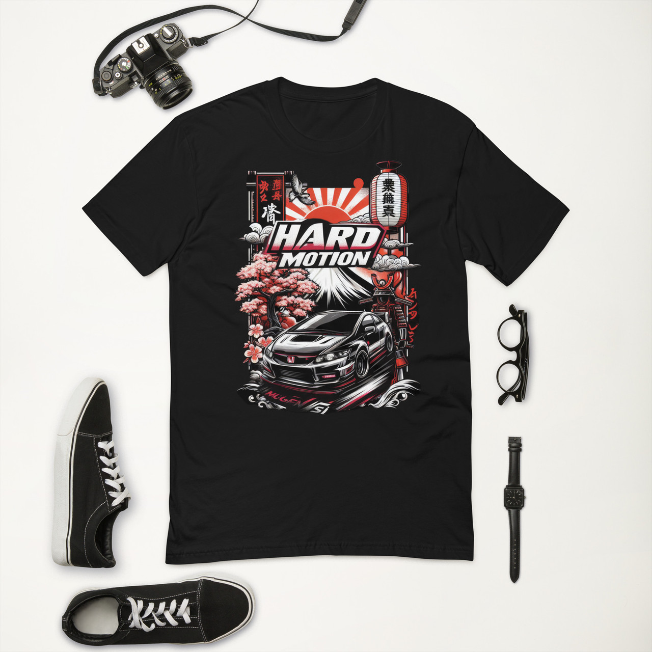 HARDmotion Japan Hayai-Si Short Sleeve Fitted T-shirt - HARDmotion