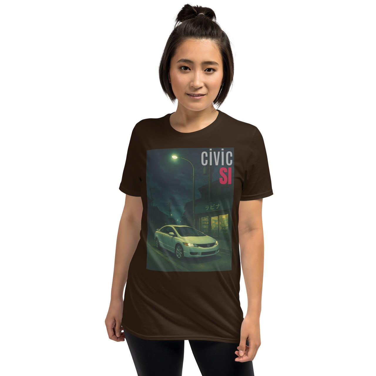 06-11 Civic Si Coupe in Japan T-Shirt Short-Sleeve 100% Cotton