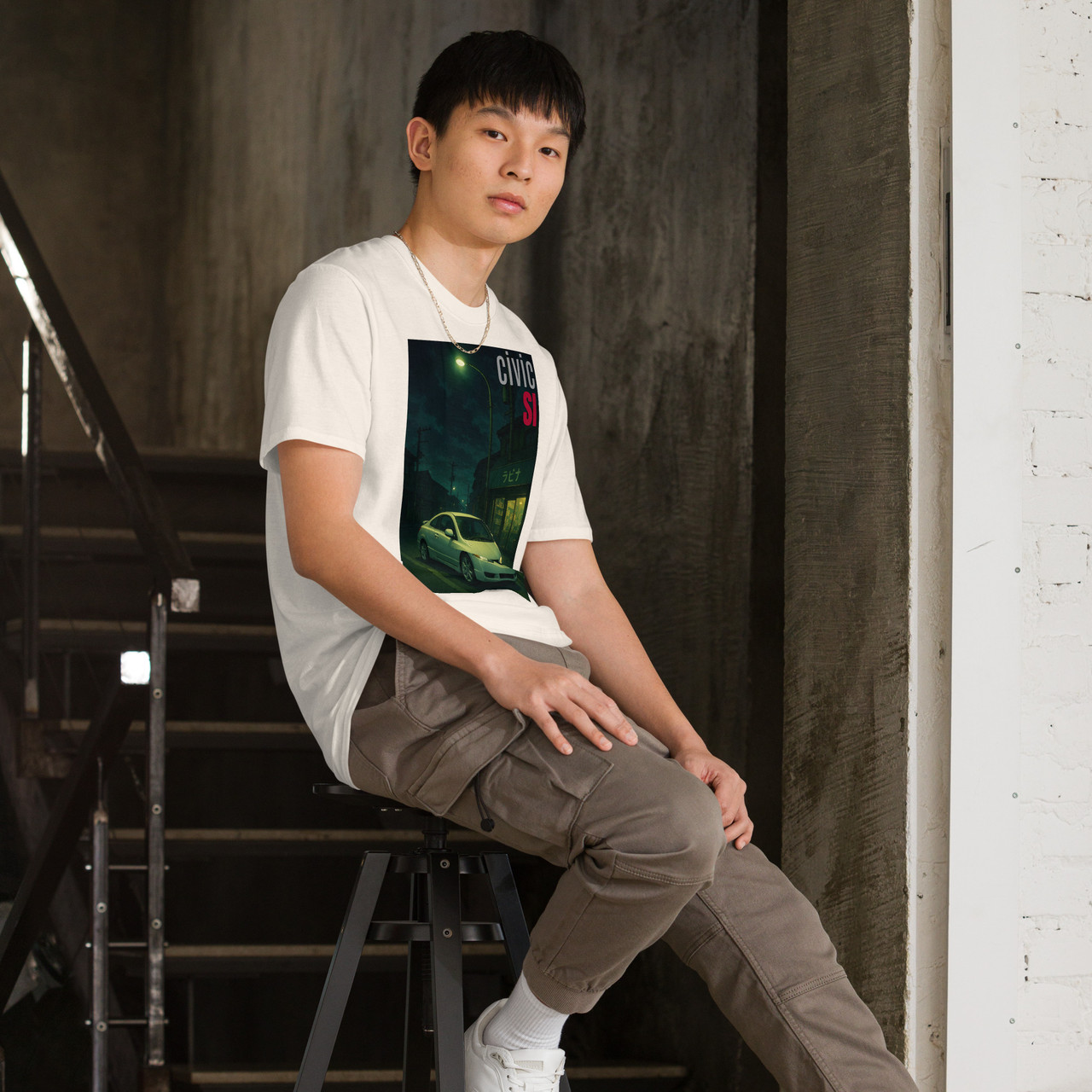 06-11 Civic Si Coupe in Japan T-Shirt Short-Sleeve 100% Cotton