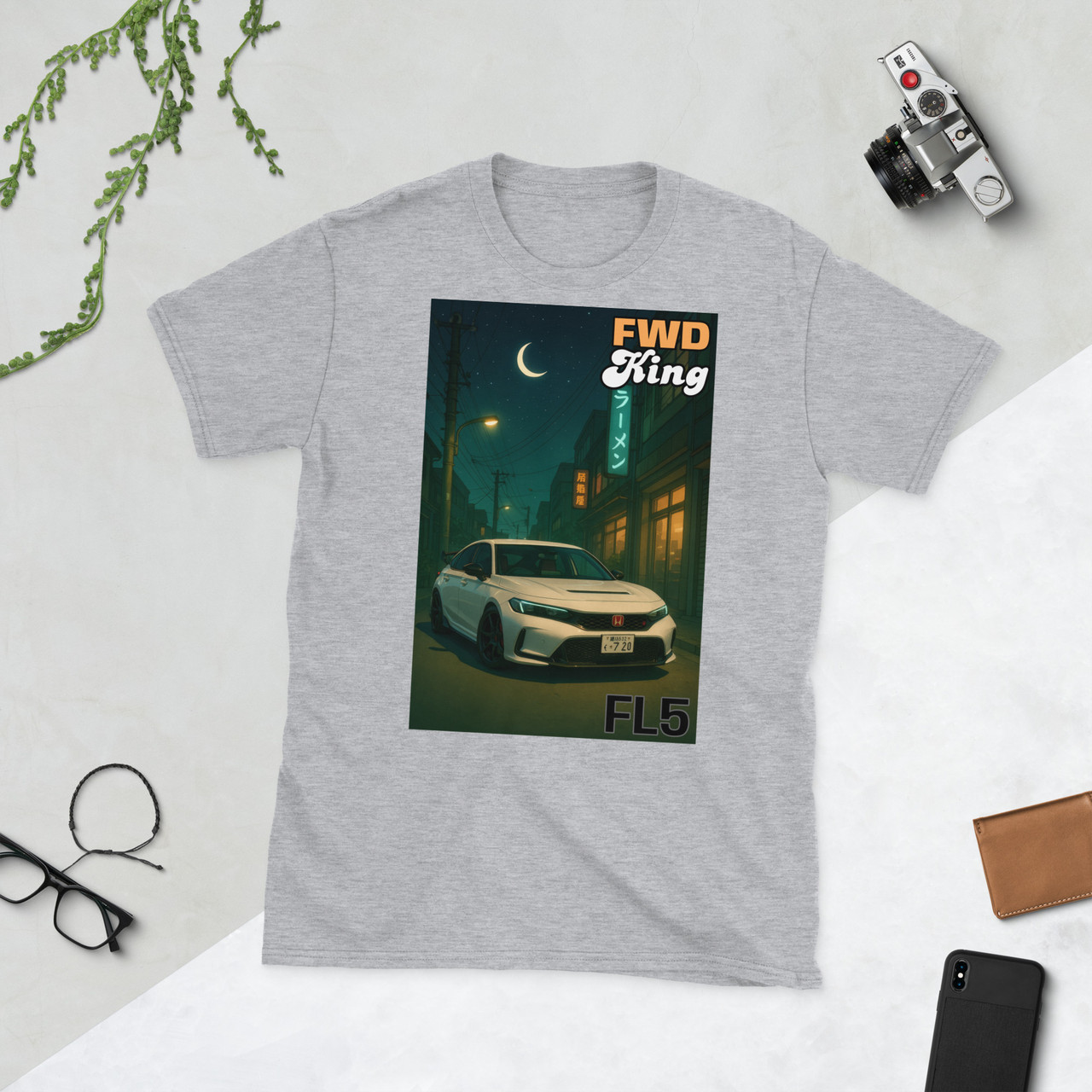 2023 Honda Civic Type-R FL5 T-Shirt In Japan 100% Cotton