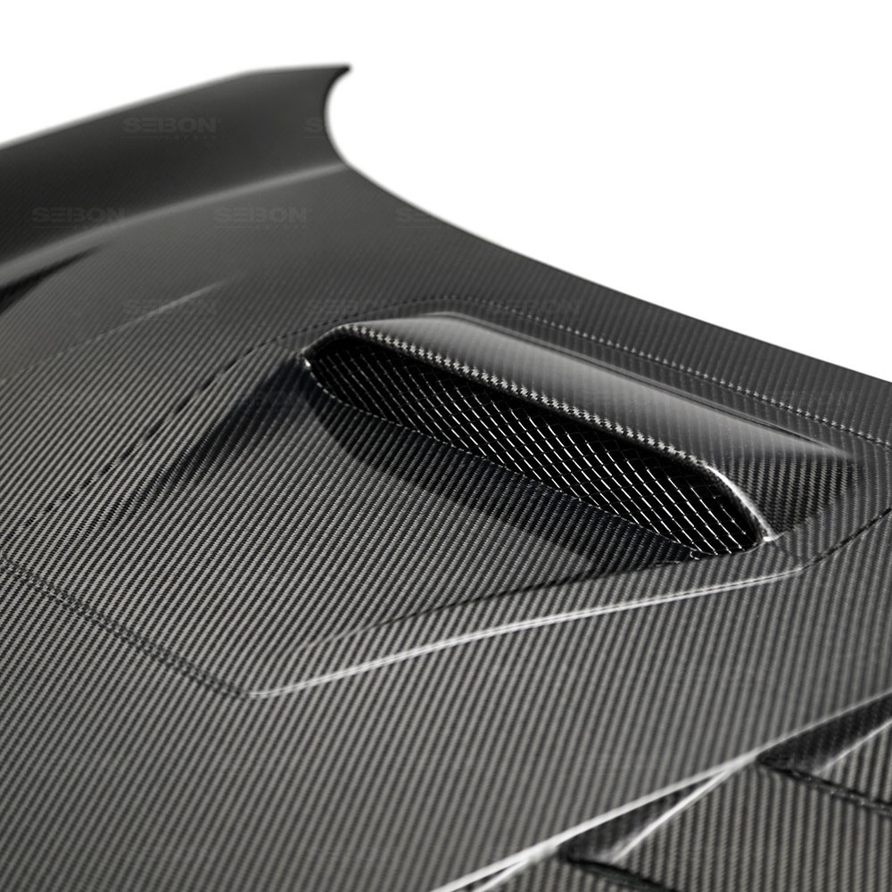 SEIBON FK8 カーボンボンネットスクープ(ダクト) Civic Type-R TS Style Carbon Fiber Hood Seibon 2017-2020 FK8
