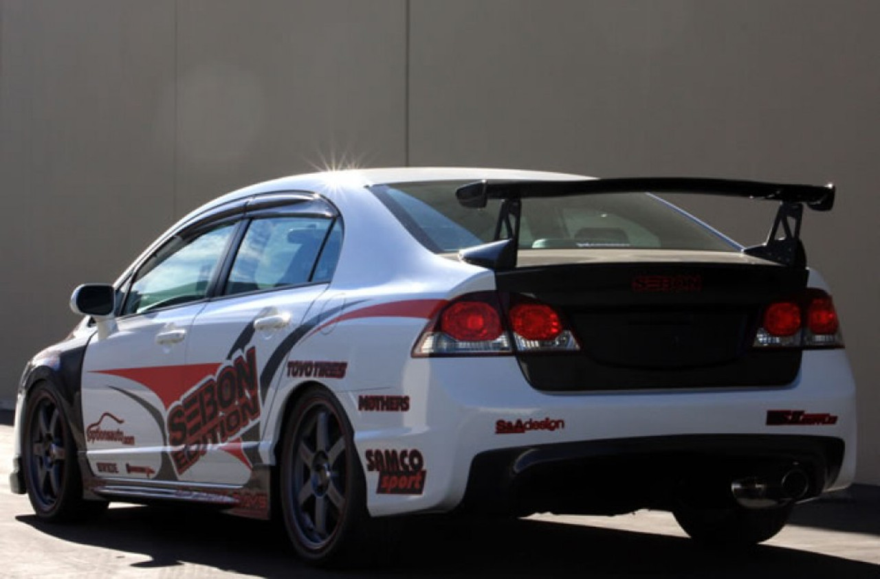 06-11 Honda Civic Mugen Type-R GT Wing Carbon Fiber - HARDmotion ...