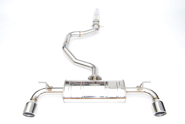 Invidia 08-11 STi Hatch / 11 WRX Hatch Dual Q300 Titanium Tip Cat-back Exhaust