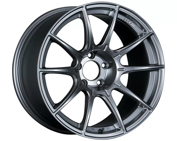 SSR GTX01 18x9 5x100 52mm Offset Dark Silver Wheel (S/O, No Cancellations)