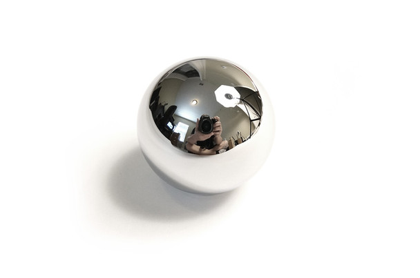 WhiteNova300 Weighted Silver Shift Knob Spherical