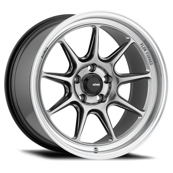 Konig Countergram 19x10 5x114.3 ET25 Hyper Chrome / Machined Lip